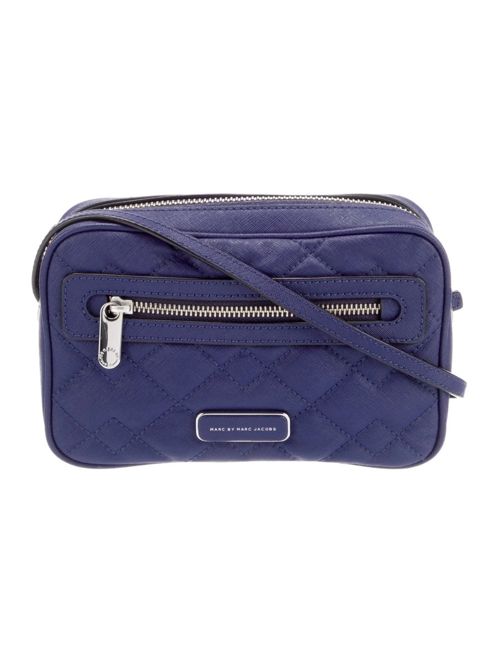 Marc by Marc Jacobs Quilted Crossbody Bag - Preloved - Blue Marc Jacobs Bag
